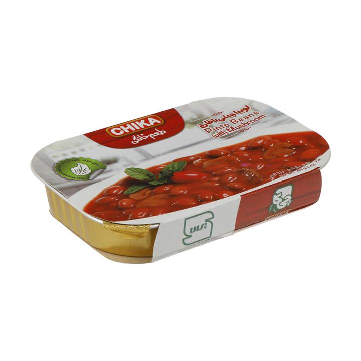 لوبیا چیتی با قارچ چیکا - 285 گرم Chika  Baked Beansr and Mushroom - 285 gr